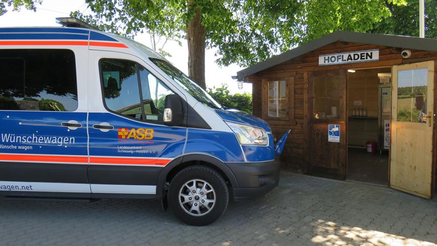 Zum Schluss gab es noch Leckeres aus dem Hofladen.